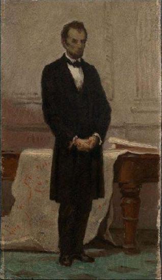 William Morris Hunt Portrait of Abraham Lincoln by the Boston artist William Morris Hunt, France oil painting art